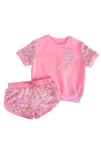 Sparkle Sport Set ~ Pink Bow