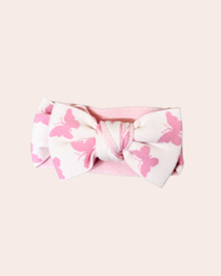 Flutter Knit Bow Headband