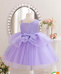 Girls Floral Ruffle Princess Dress