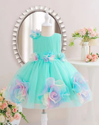 The Pastel Flower Princess Party Dress