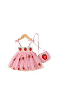 Berry Bloom Tulle Dress