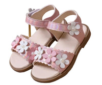Girls Daisy Summer Sandals