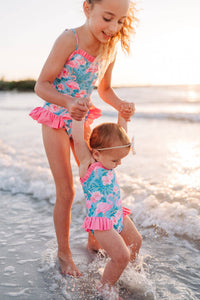 Flamingo Frenzy Ruby Swimsuit