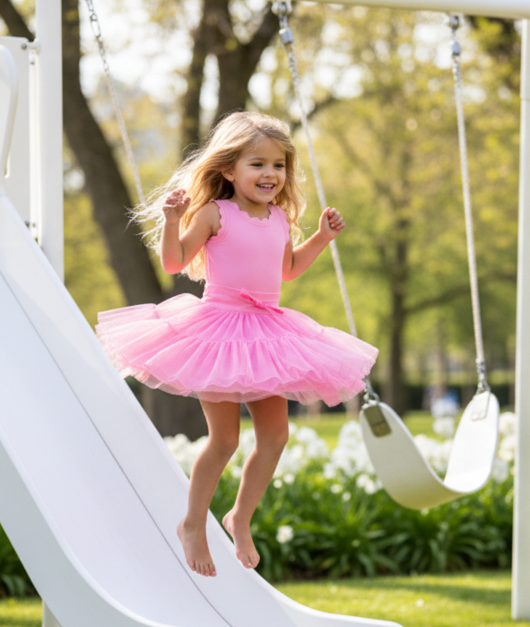Bubble Gum Pink Culver Athletic Dress