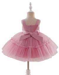 Baby Blush Blossom Tulle Dress