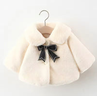 The Teddy-Bow Faux Fur Poncho