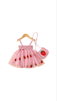 Berry Bloom Tulle Dress