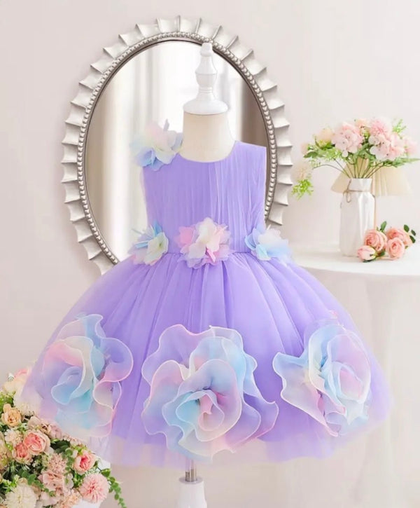 The Pastel Flower Princess Party Dress