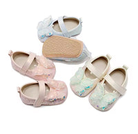 The Butterfly Wings Glitter Crib Shoe