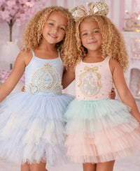 The Hand Made Pastel Castle Princess Dress