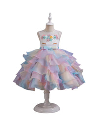 The Unicorn Floral Princess Dress