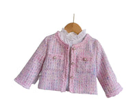 The “C” Inspired Tweed Blazer & Skirt Set