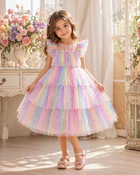 The Tiered Celestial Dress