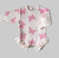 Flutter & Frills Knit Romper
