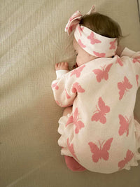 Flutter & Frills Knit Romper