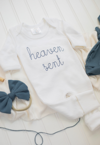 Baby Romper | Heaven Sent Blue