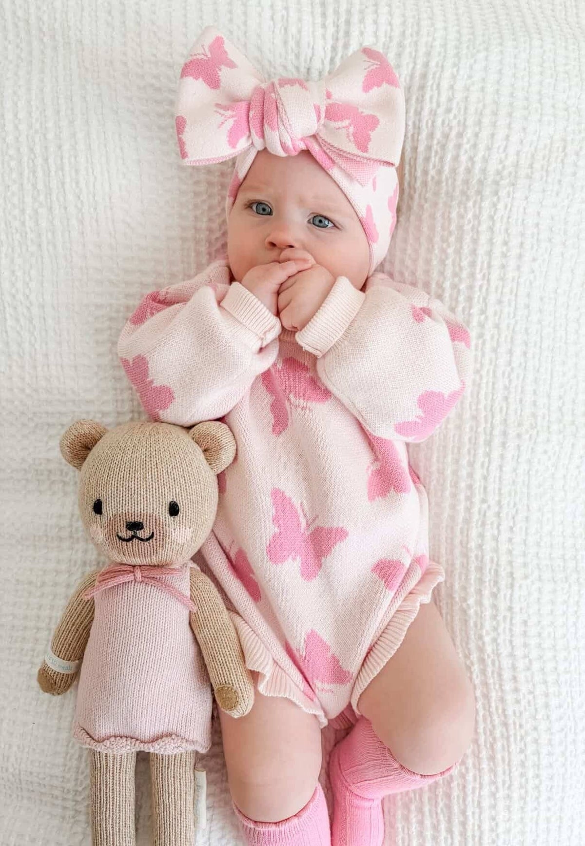 Flutter & Frills Knit Romper