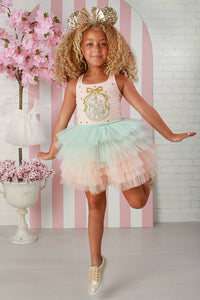 The Hand Made Pastel Castle Princess Dress