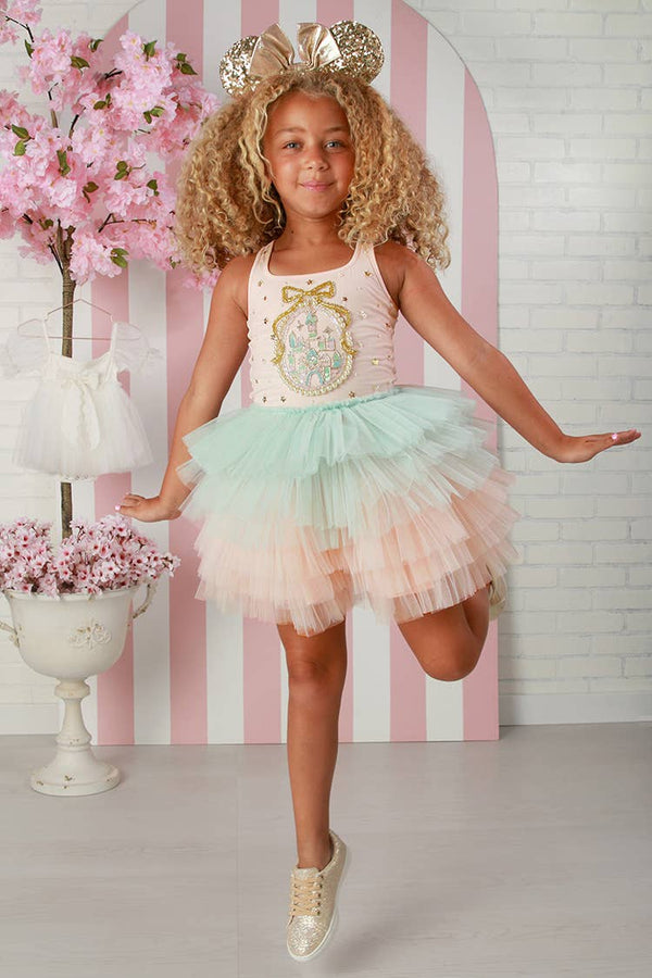 The Hand Made Pastel Castle Princess Dress