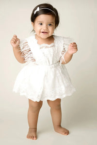 The Arden Feather Romper