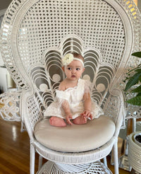 The Arden Feather Romper