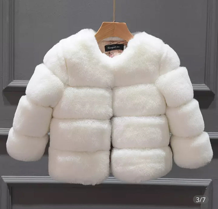 The Mini Luxe Faux Fur Jacket