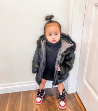The Luxe Zip- Up Faux Fur Jacket