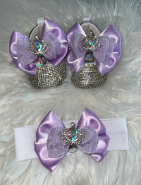The Rhinestone Crib Shoe Set