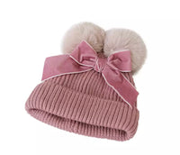 The Bow Faux Fur Toque