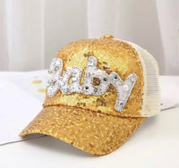 Baby Sequin Baseball Cap