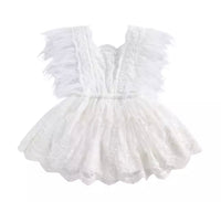 The Arden Feather Romper