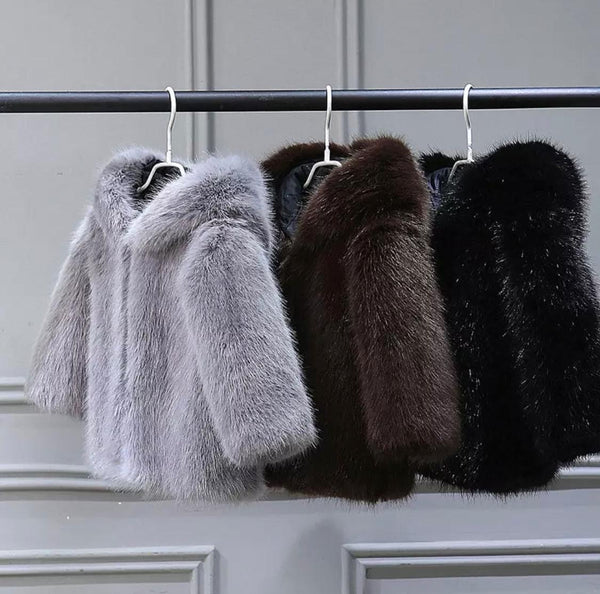 The Luxe Zip- Up Faux Fur Jacket