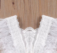 The Arden Feather Romper