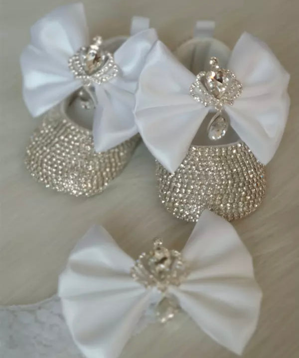 The Rhinestone Crib Shoe Set