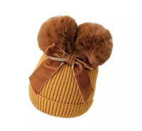 The Bow Faux Fur Toque