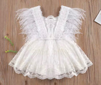 The Arden Feather Romper